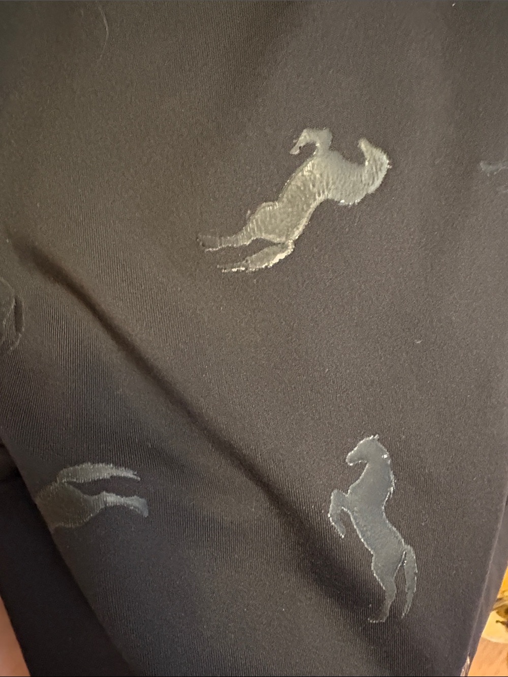 PSR Riding Tights with Silicone Grip Purple - Picture 8 of 8